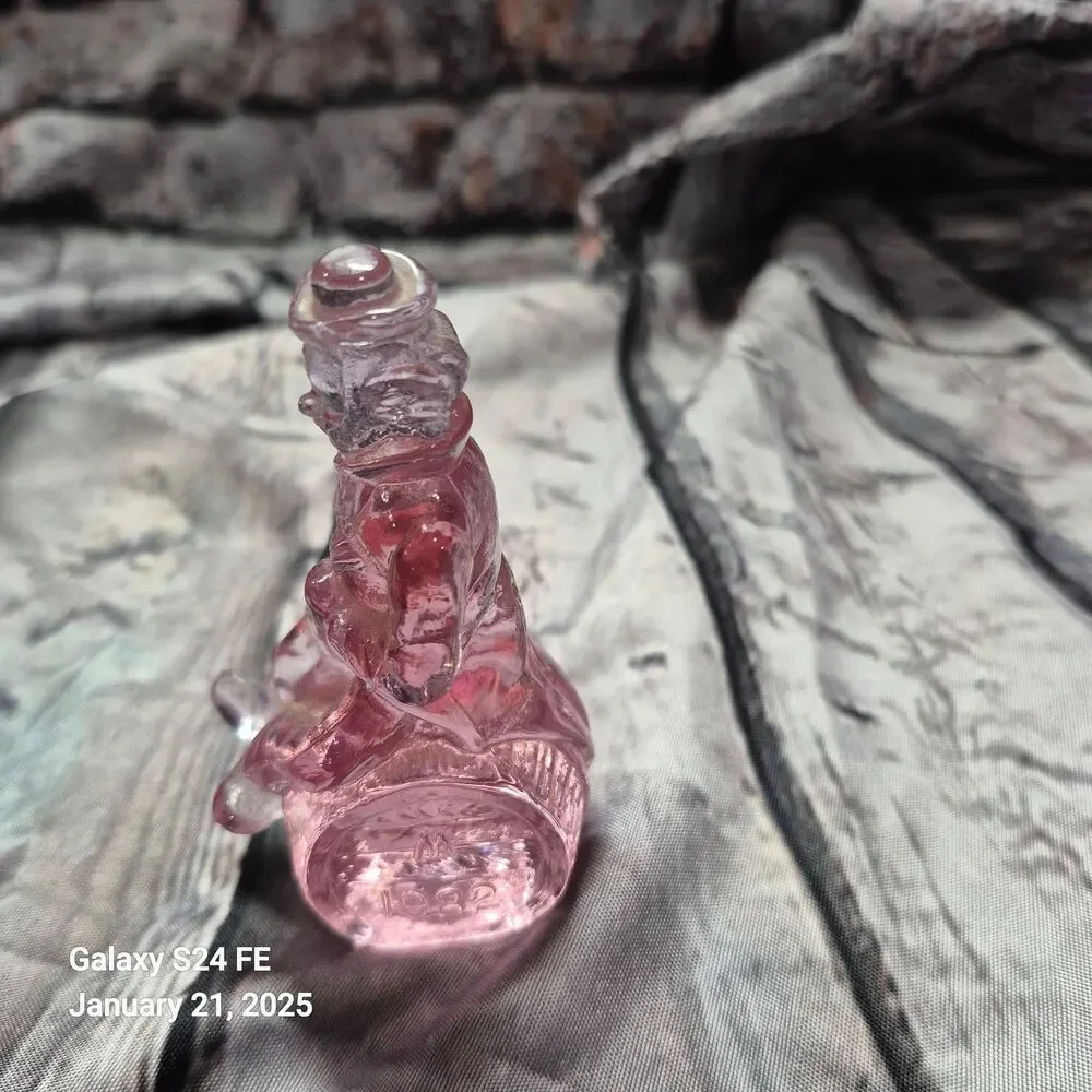 Mosser Glass Whity the Performer from Clown Alley Vintage 1982 Rodeo Pink EUC